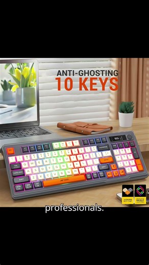 BEST Wireless Gaming Keyboard for Home Office Setup and RGB Backlit Keys #tech #technology #gaming