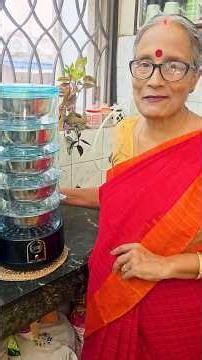 Bengali lunch in Steam Cooker healthy cooking Basanti Pulao, Chicken, fish curry, sabji, rice