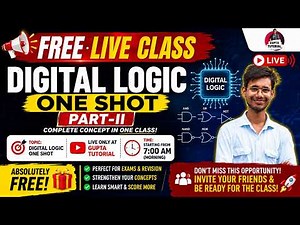 Digital Logic One Shot Video Part-II | Live Classes | Important Questions | Complete DL Revision |