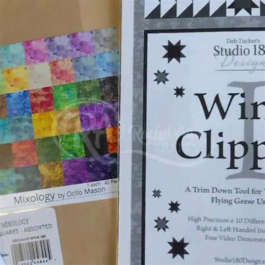 Triple Dutch Quilt Kit: Mixology Flying Geese With Wing Clipper Ruler - Etsy