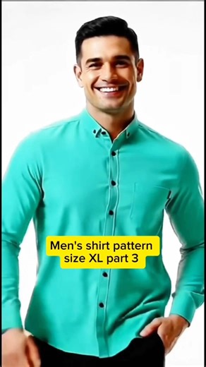 basic pattern for XL size shirt part 3 #shorts #sewingpattern #patterndesign #fashion #diy