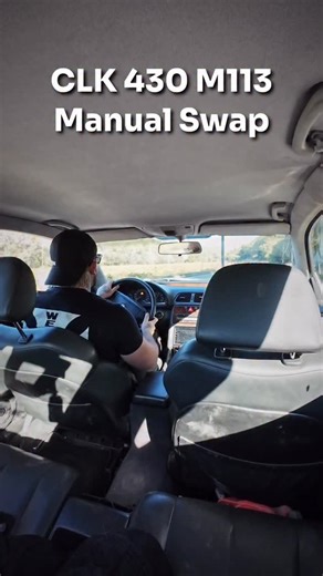 Mercedes CLK 430 V8 swap boîte manuelle ! Juste pour le plaisir des oreilles je vous partage une courte vidéo de balade tout en montée c’est un pur régal 😭 #v8 #mercedes #swap | OhBordel YT