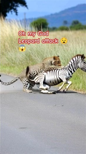 Zebra in Wild! 😱😭 | Epic Predator vs Prey Moment #shorts