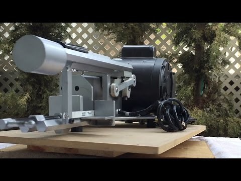 Home Built Compact Bench Top Power Hacksaw built on my Shapeoko 3