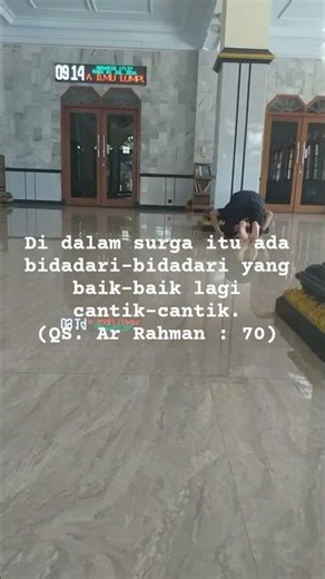 Bidadari-bidadari yang baik-baik serta cantik-cantik.
