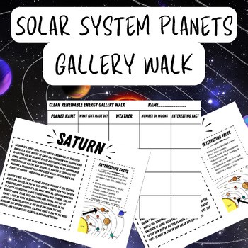Solar System Planets Gallery Walk | Astronomy Reading Stations Activity