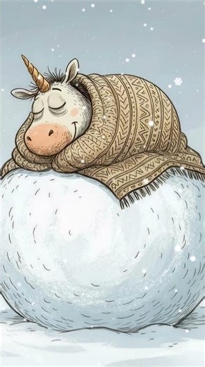 This unicorn found the perfect bed #animation #shorts #cozy