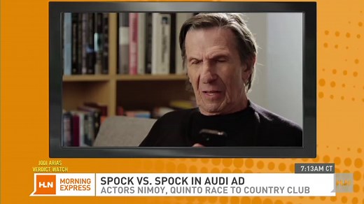 Ad features Spock vs. Spock