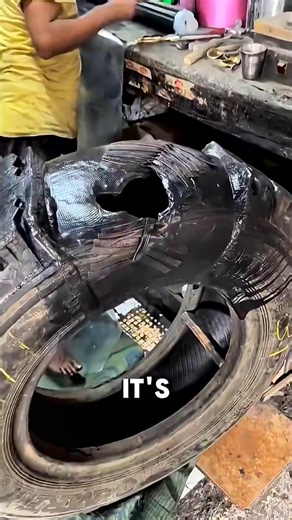 The Most Dangerous Tire Repair Method #shorts #uniqueshorts