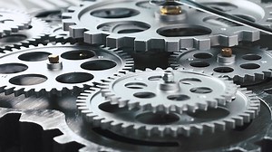 Watch white steampunk real moving gear clock on Amazon Live