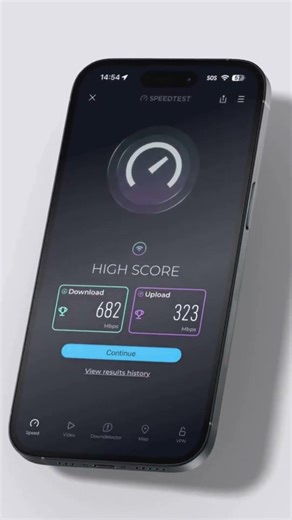 Have you been able to get a new high score in the Speedtest app?
