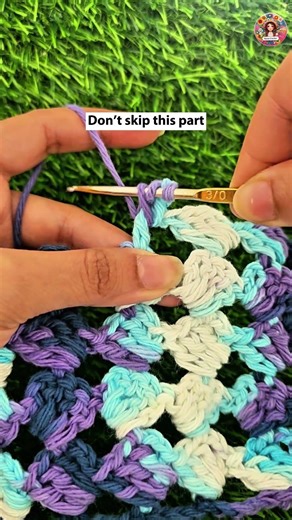 ⚠️Why no one teaches this stitch 😱? Learn how to crochet the diamond texture✅️
