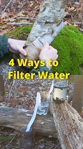 4 Ways to Filter Muddy Water in the Woods! #survival #bushcraftskills #bushcraft #Maine | Son of a Bear Herbs