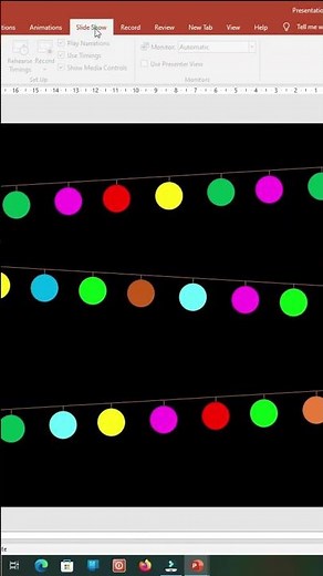 💡Blinking Diwali lights in powerpoint #shorts #powerpoint #ppt #viralvideos