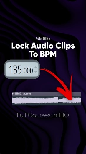 Having trouble with audio clips messing up when changing BPM?⁠ ⁠ Just head to tools, go to Macros, and switch all audio clips to real-time stretching. Problem solved!⁠ ⁠ Comment „gold“ for a free melody loop pack!⁠ ⁠ #MusicProduction #BPMSolution #ProducerTips #RealTimeStretching #AudioFix #MixingTips #StudioHacks #Producers #MusicTech #MusicTools | FL Studio Daily