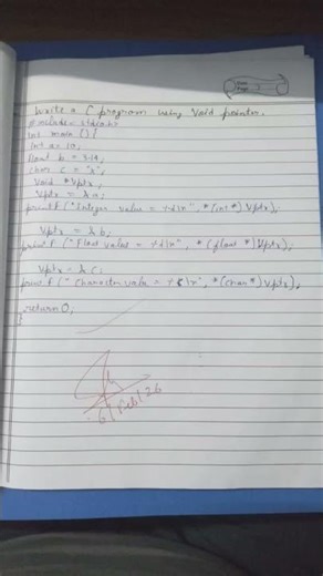 #void pointer c programming language code #video #viral
