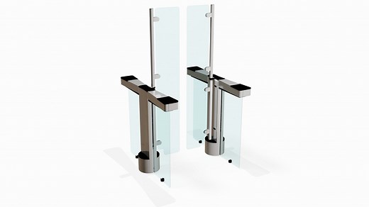Fastlane Glassgate 300 – Speedgate Turnstile | Integrated Design Limited