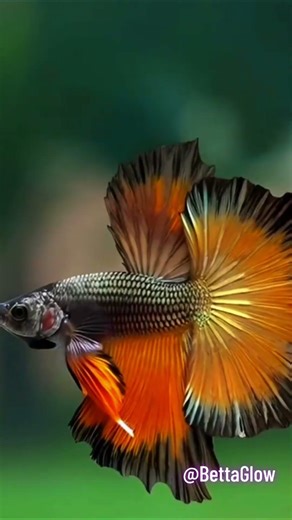 Giant Alien Betta Slow Movement 🔥😳🤩 #aquaticpets #pets #betta #aquarium #fish