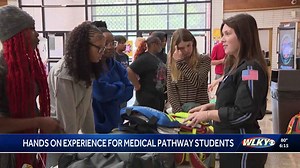 Atherton High School's medical pathways students train with Norton Hospital