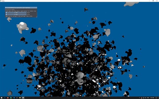 Turbo开源渲染引擎开发记录 Vulkan硬件实时光线追踪 实例化