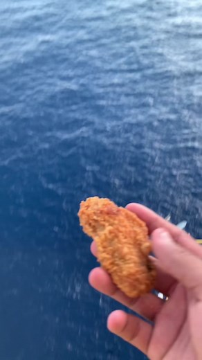Big Ships Confronting Giant Waves in the Ocean