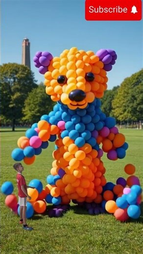 Giant Balloon Animals Take Over the Park! #animation #funny #kidsvideo #balloons #kids #animals