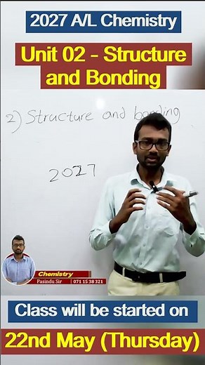 2027 A/L - Unit 02 - Structure & Bonding