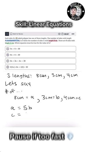 EASY SAT WORD PROBLEM in 60 sec #maths #highschoolmath#dsat