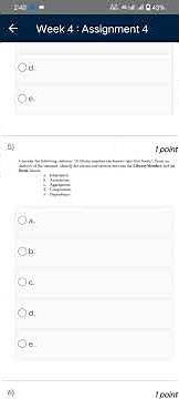 Object Oriented System Development Using UML, Java And Patterns, Week 4, Assignment 4, Answer