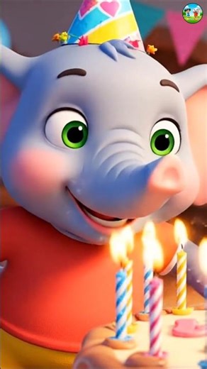 Bongo’s Birthday Party 🐘🎂 | Lulu & Bongo Fun Cartoon #Shorts