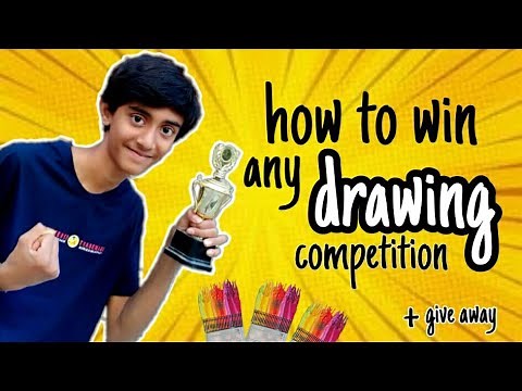 How to win any drawing competition | easy trick| giveaway
