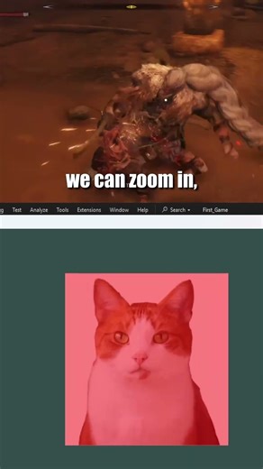 I made a camera in OpenGL. #coding #gamedev #sekiro