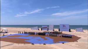 France celebrates D-Day anniversary with dance, historical film and world leaders at Omaha beach