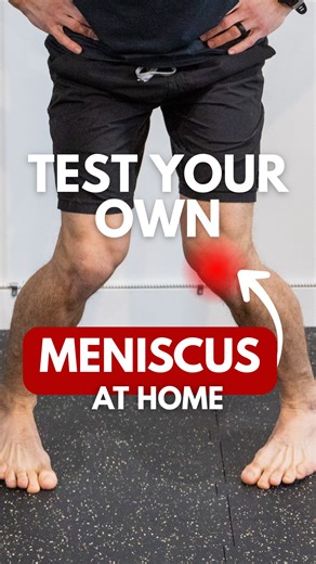 Base Camp Sports Rehab & Performance on Instagram: "Ege’s Test (Meniscus Check) — How It Works Stand with your feet wide. To check the medial meniscus: turn your toes out and do a slow squat. To check the lateral meniscus: turn your toes in and do a slow squat. This position puts targeted pressure on each side of the meniscus. What Pain Means If you feel sharp joint-line pain, catching, or a “pinch” during the squat in either foot position, it may indicate irritation or a possible meniscus injur