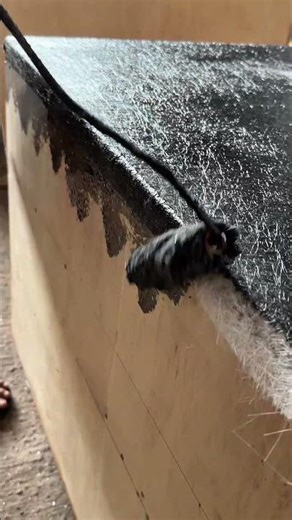 Resin application process #tutorial #woodworking #resin #fiber