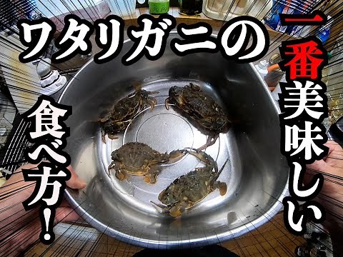 ワタリガニ 蒸し蟹の作り方 絞め方