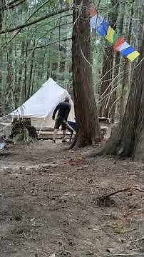 This is how we practise stillness and silence in the forest retreat!