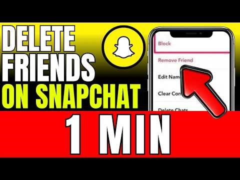 How To Delete Friends On Snapchat 2026 (Fast And Easy)