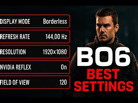 Best BO6 Settings for Max FPS & Input Lag Fix (2025)