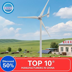 [Hot Item] Durable 50kw Multi-Blade Roof-Mounted Wind Turbine with Gear Box and Magnet Alternator for Industrial Power Generation Wind Turbine