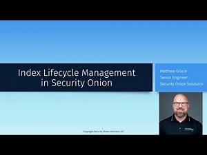 Index Lifecycle Management in Security Onion
