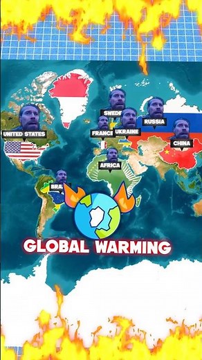Which countries will be COOKED by Global Warming???🇺🇸🇷🇺🤯🤯
