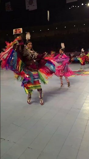 The strongest butterfly in the wind! Teen Fancy Shawl Dancer, Gathering of Nations Powwow 2025