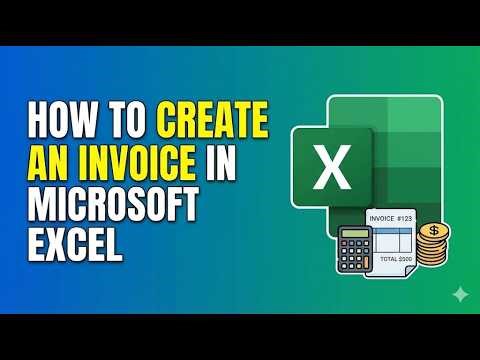 How to Create an Invoice in Microsoft Excel (2026) – Easy Step-by-Step!