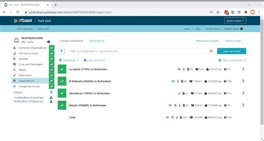 MLI 2.0 - Zoeken van lading op BL, Container, MRN, EORI, Commodity code