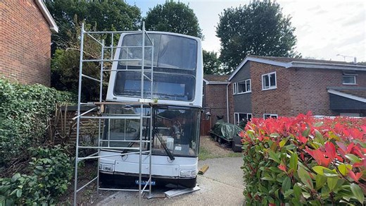 Woman given ASBO after 'snobby' neighbours complained about her legally renovating bus on her drive