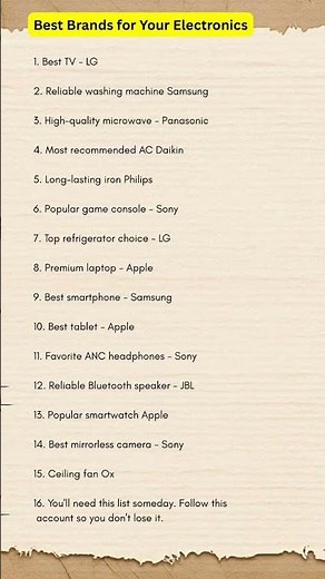 Must-Know Electronics Brands Before Buying ⚡