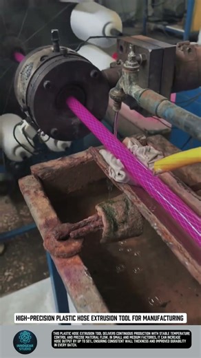 High precision plastic hose extrusion tool for manufacturing #tools