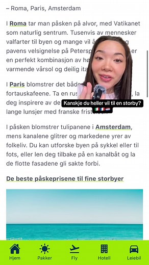 De beste stedene å reise i påsken – med pakkereiser du kan booke nå! ✅ #restplass #reise #påskeferie #reisetips