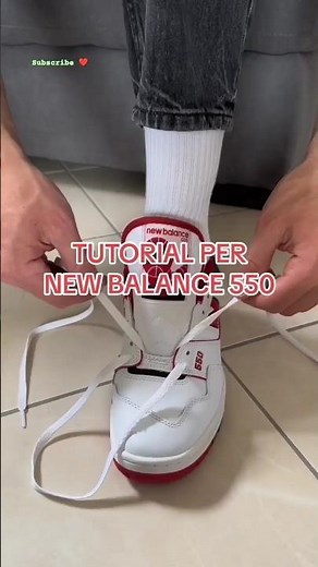 New balance 550 lace tutorial #newbalance #lace #viral #shortsfeed #shorts #sneakers